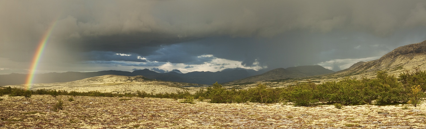 Rondane - tęcza
